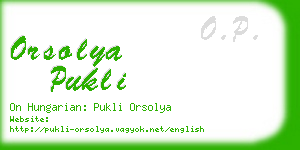 orsolya pukli business card